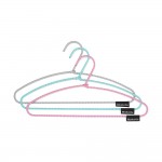Плечики для одежды 3 шт., H 21,5 см, L 41,5 см, W 1,3 см, текстиль, серия Soft Touch, Brabantia