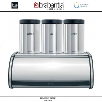 Набор ROLL Top: хлебница и 3 контейнера, Brabantia