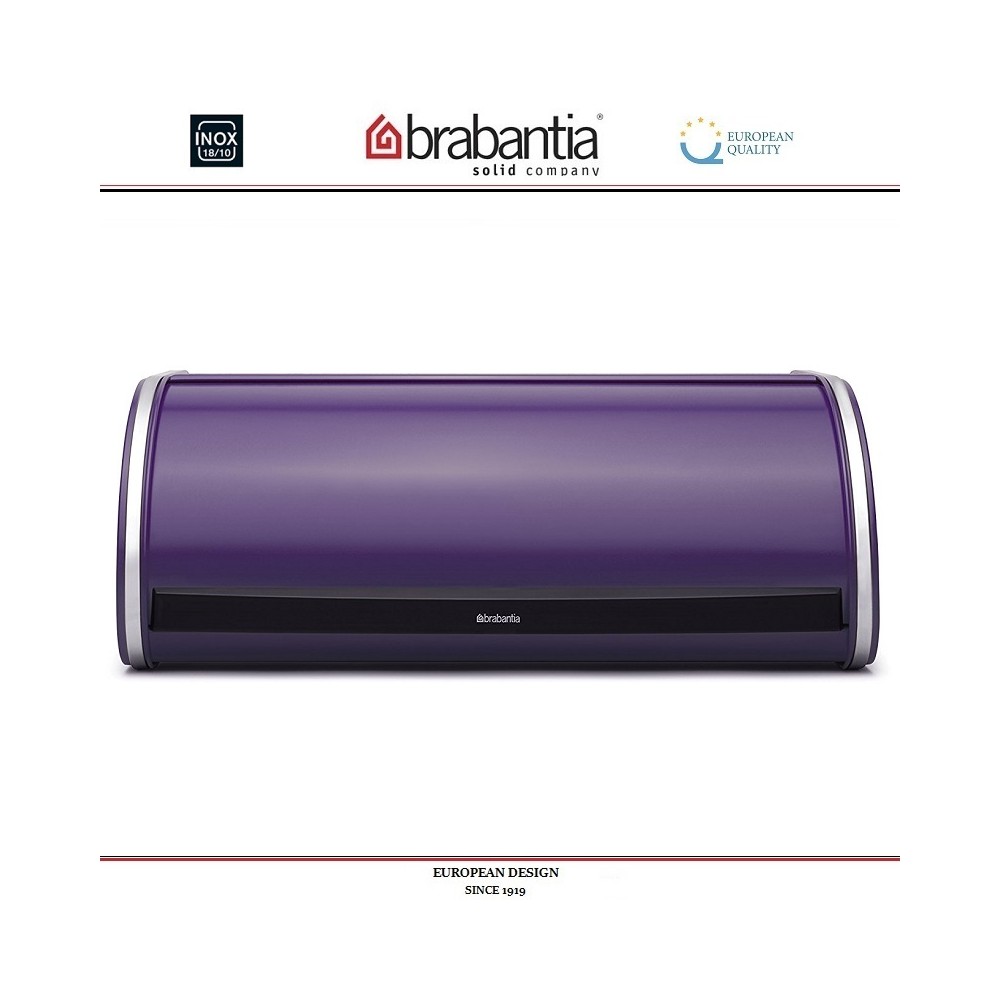 Хлебница ROLL Top с крышкой-слайдером, L 44.5 см, фиолетовый, Brabantia