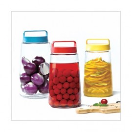 Банка-контейнер для жидких продуктов с ручкой, V 4 л, серия Drink Jar, GLASSLOCK