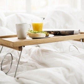 Столик для завтрака сервировочный, L 50 см, W 24,5 см, H 30 см, дуб, серия Oval Oak, Sagaform
