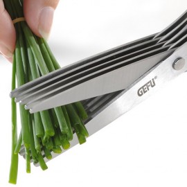 Ножницы для зелени, 4 лезвия, нержавеющая сталь, GEFU