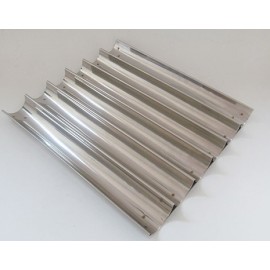 Форма для выпечки кондитерских изделий, 6 рядов, L 35 см, W 30 см, сталь нержавеющая, MATFER