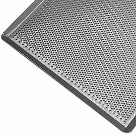 Противень перфорированный для выпечки, H 1 см, L 60 см, W 40 см, голубая сталь, Blue Steel, MATFER