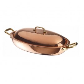 Сковорода для паэльи с крышкой, медь, Paderno