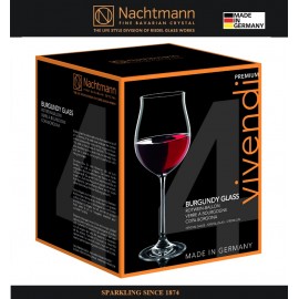 Набор бокалов VIVENDI для красных вин Burgundy, 4 шт, 613 мл, бессвинцовый хрусталь, Nachtmann