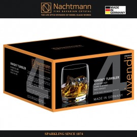 Набор стаканов VIVENDI для виски, 4 шт, 315 мл, бессвинцовый хрусталь, Nachtmann
