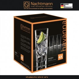 Набор высоких стаканов HAVANNA, 366 мл, хрусталь, Nachtmann