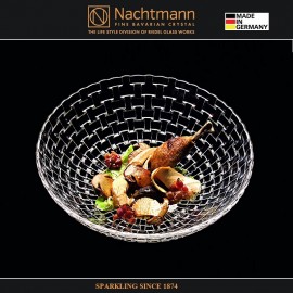 Ваза-салатник BOSSA NOVA для фруктов, D 30 см, бессвинцовый хрусталь, Nachtmann