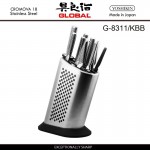 Большой набор кухонных ножей, G-8311KBBD 11 предметов на подставке, серия G, GLOBAL