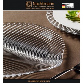 Набор обеденных тарелок MAMBO, 2 шт, 23 см, бессвинцовый хрусталь, Nachtmann