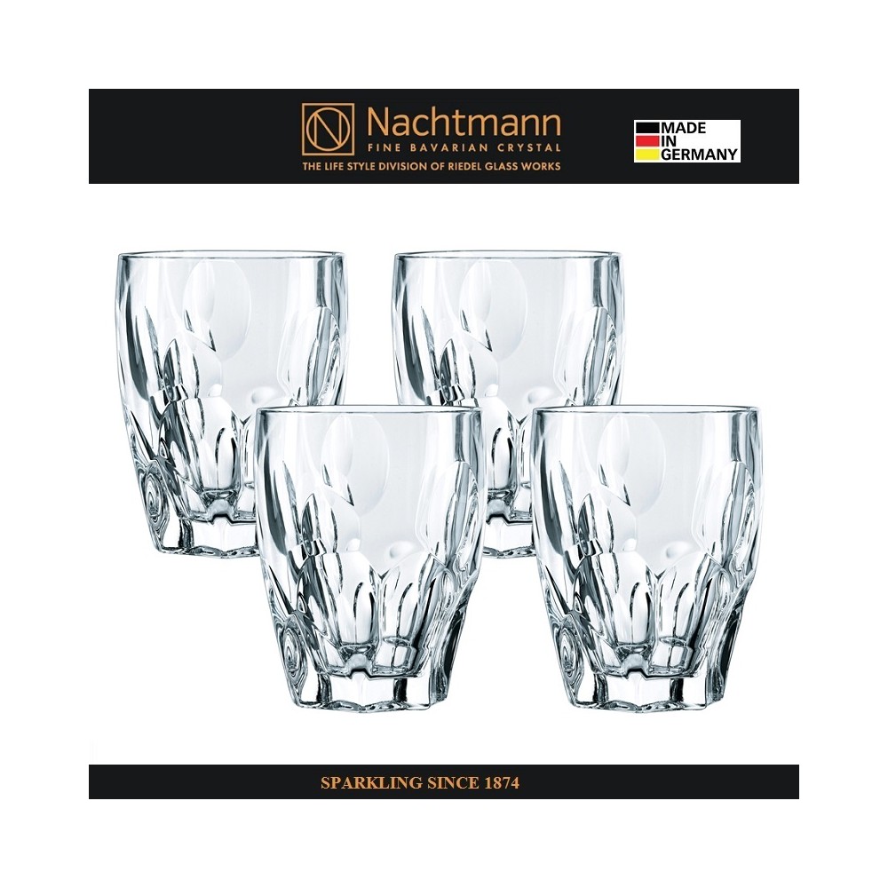 Набор низких стаканов SPHERE, 4 шт, 300 мл, бессвинцовый хрусталь, Nachtmann