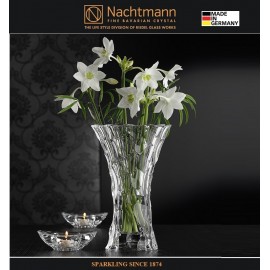 Набор SPHERE: ваза и 2 подсвечника, бессвинцовый хрусталь, Nachtmann