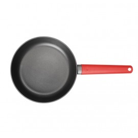 Сковорода индукционная Just Cook, D 28 см, литой алюминий, антипригарное покрытие, красный, WOLL
