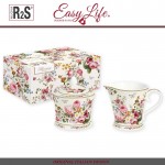 Сахарница и молочник, костяной серия Blooming Opulence White, Easy Life