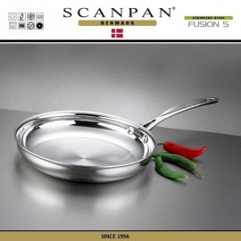 Сковорода Fusion5, D 24 см, индукционное дно, сталь 18/10, SCANPAN