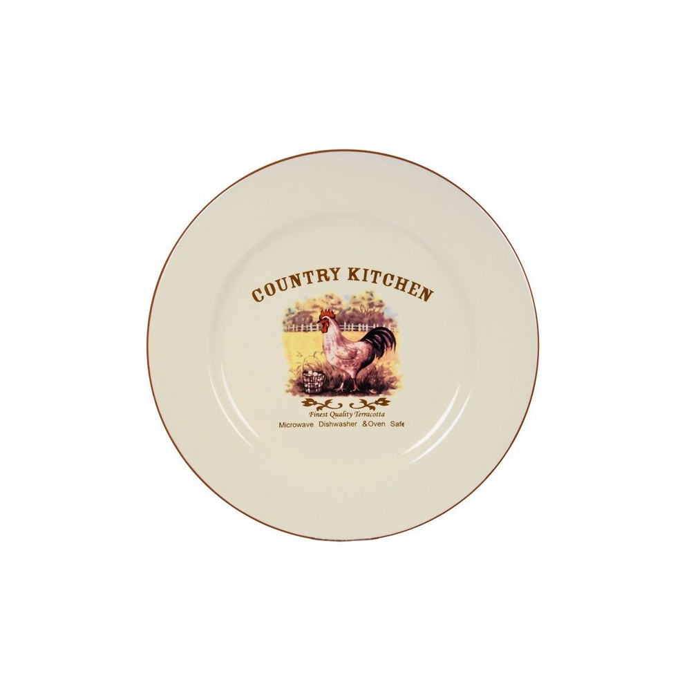 Закусочная тарелка Деревенское утро, D 21 см, Terracotta