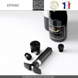 Набор EPIVAC DUO для вакуумного хранения вина и шампанского, PEUGEOT
