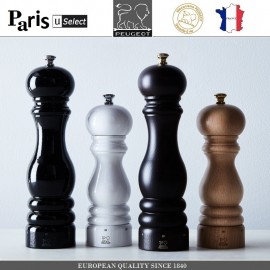 Мельница Paris U Select Laque Noir для соли, H 22 см, черный, PEUGEOT