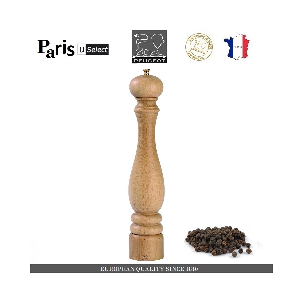 Мельница PARIS U SELECT Naturel для перца, H 40 см, PEUGEOT