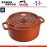Кастрюля чугунная La Cocotte , 3.8 л, D 24 см, эмаль цвет корица, Staub