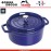 Кастрюля чугунная La Cocotte, 5.2 л, D 26 см, эмаль цвет синий, Staub