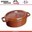 Кастрюля-жаровня La Cocotte чугунная овальная, 4.2 л, L 29 см, эмаль, цвет корица, Staub