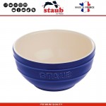 Миска-салатник Ceramic универсальная, D 17 см, 1.2 л, эмаль, цвет синий, Staub