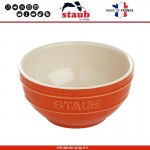 Миска-салатник Ceramic универсальная, D 17 см, 1.2 л, эмаль, цвет оранжевый, Staub