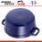 Кастрюля чугунная La Cocotte, 6.7 л, D 28 см, эмаль цвет синий, Staub