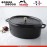 Кастрюля-жаровня La Cocotte чугунная овальная, 3.2 л, L 27 см, эмаль, цвет черный, Staub