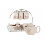Чайный набор на 6 персон, серия Кухня в стиле Кантри, Terracotta