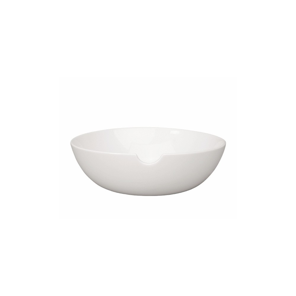 Салатник с отверстием под прибор, D 25,5 см, белый, серия Get Together Porcelain, Brabantia