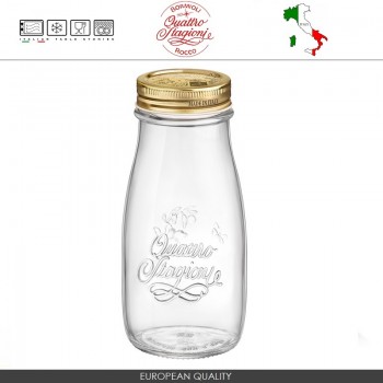 Банка Quattro Stagioni без крышки, 400 мл, D 7 см, Bormioli Rocco