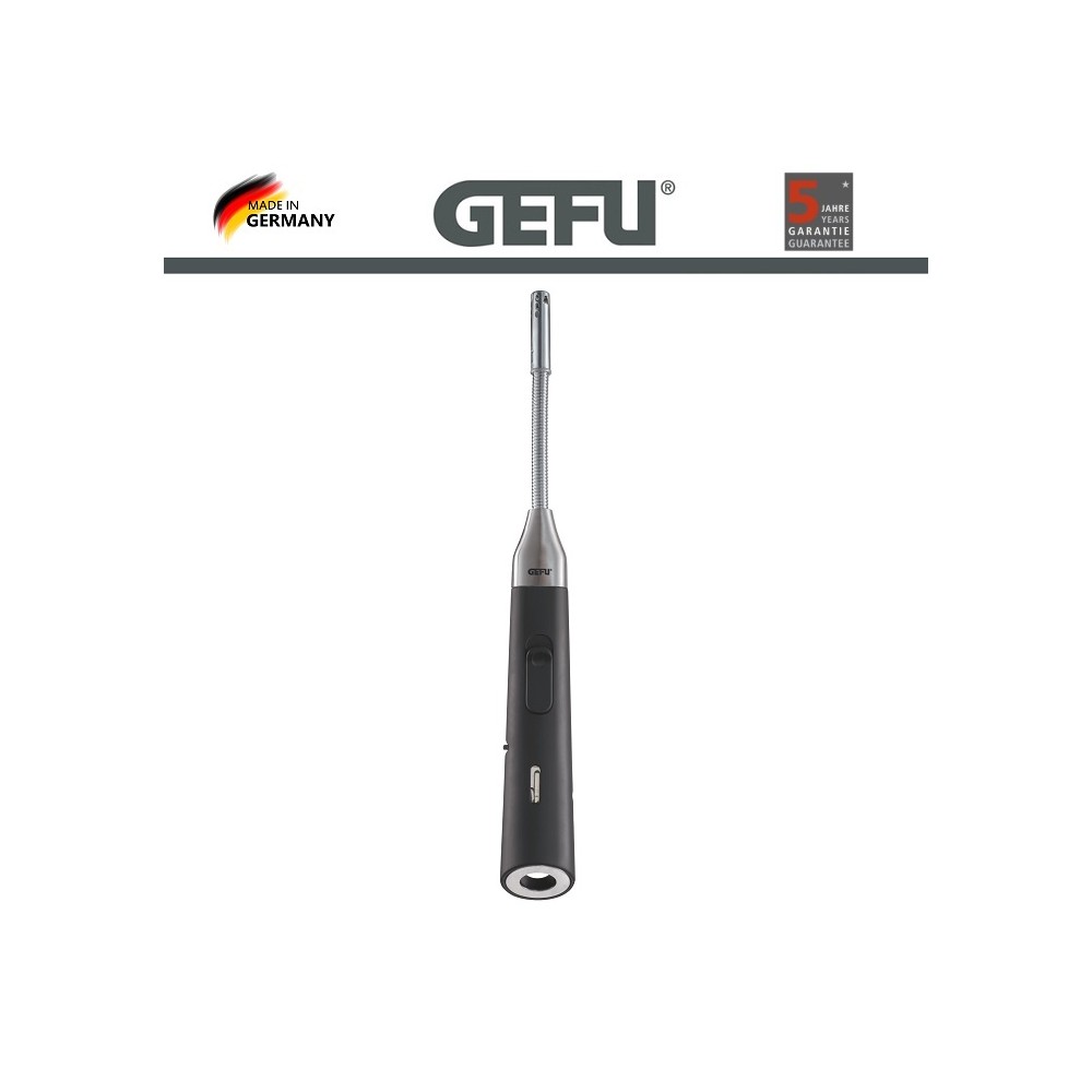 Зажигалка бытовая удлиненная, нержавеющая сталь, серия BBQ, GEFU