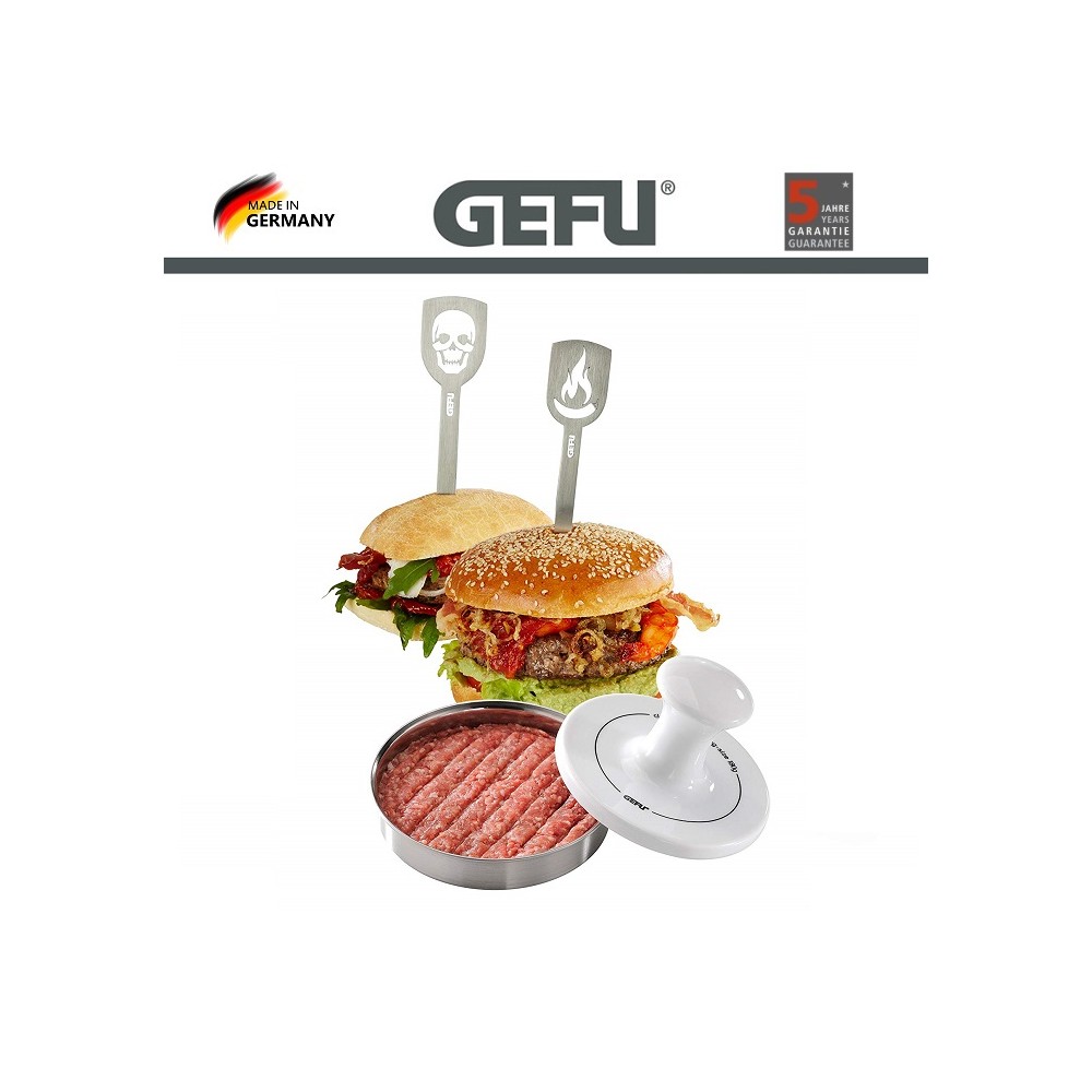 Набор пресс SPARK для гамбургеров + 2 шпажки, GEFU