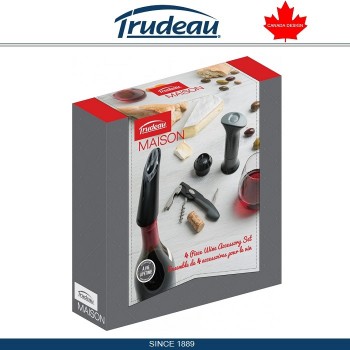 MAISON Подарочный набор винных аксессуаров, 4 предмета, Trudeau