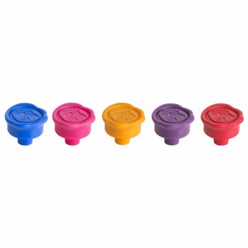 Набор пробок для бутылок, 2 шт, силикон пищевой, в ассортименте, Trudeau