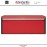 Хлебница FALL Front, 46 x 25 см, красный, Brabantia