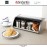 Хлебница ROLL Top с крышкой-слайдером, L 44.5 см, глянцевая сталь, Brabantia