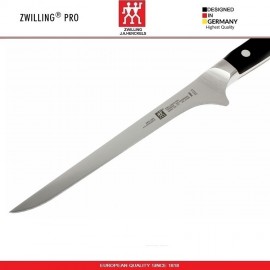 Нож филейный, лезвие 18 см, профессиональная сталь, серия PRO, Zwilling