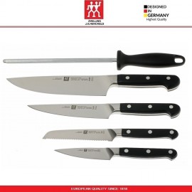 Набор ножей PRO на подставке, 5 предметов, профессиональная сталь, Zwilling