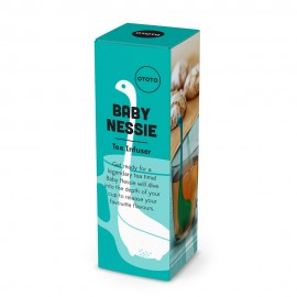 Ёмкость для заваривания чая Baby Nessie бирюзовый, силикон жаропрочный пищевой, OTOTO