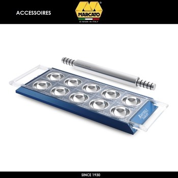 Набор для равиоли Ravioli Tablet на 10 шт., синий, Marcato