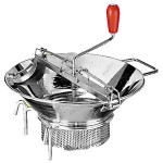 Машинка для протирки пюре, D 38 см, жесть белая, Paderno