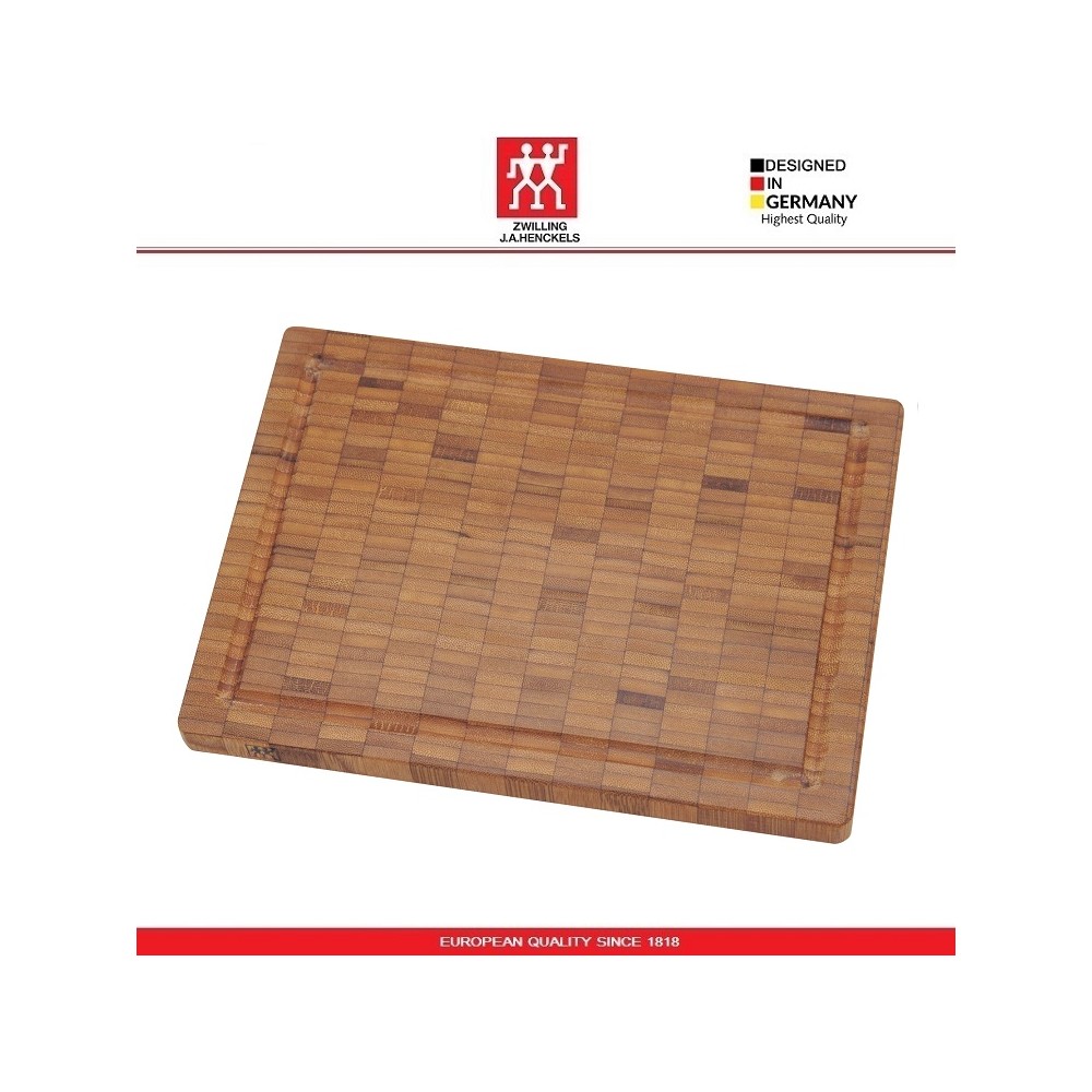 Доска разделочная с желобками для слива, 35 х 25 см, бамбук, серия Accessorises, Zwilling