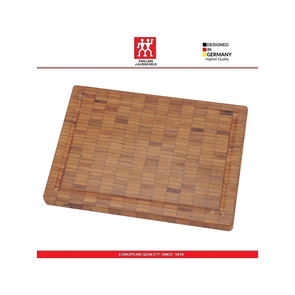 Доска разделочная с желобками для слива, 42 х 32 см, бамбук, серия Accessorises, Zwilling