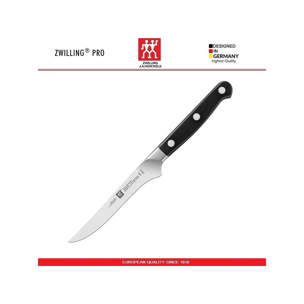 Нож для стейка, лезвие 12 см, профессиональная сталь, серия PRO, Zwilling