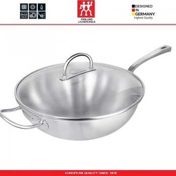 Вок Prime, D 30 см, индукционное дно, нержавеющая сталь 18/10, Zwilling