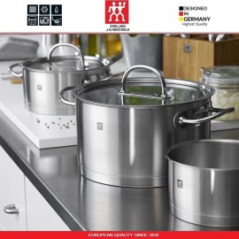 Кастрюля Prime, 2,3 л, D 18 см, индукционное дно, нержавеющая сталь 18/10, Zwilling